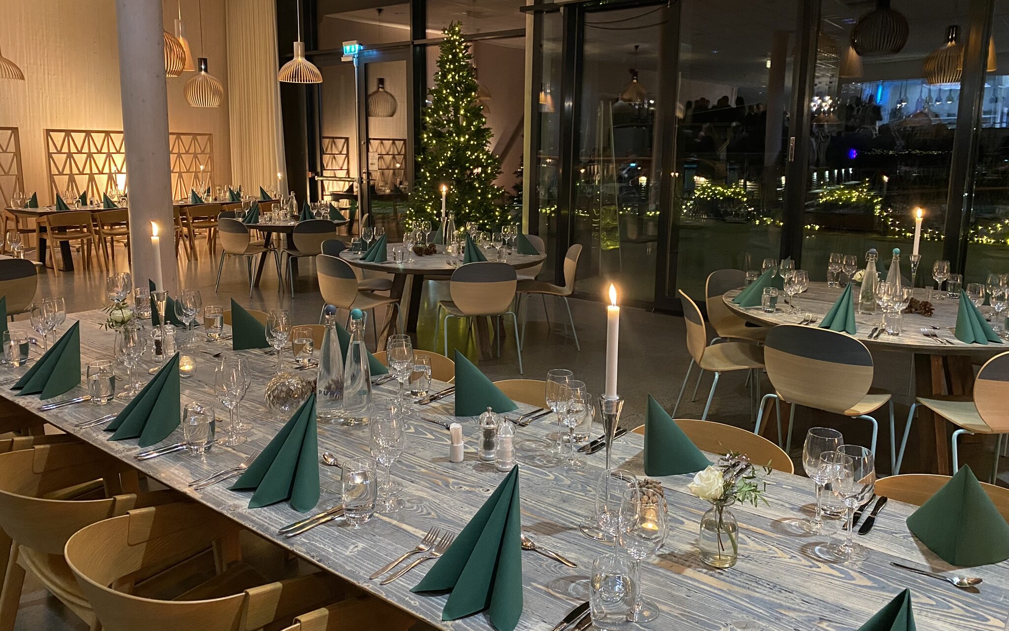 Jul i restaurant Njord