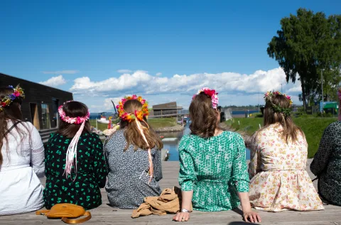 Sommerfest på brygga